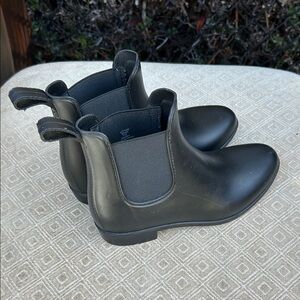 J. Crew Black Ankle Boots